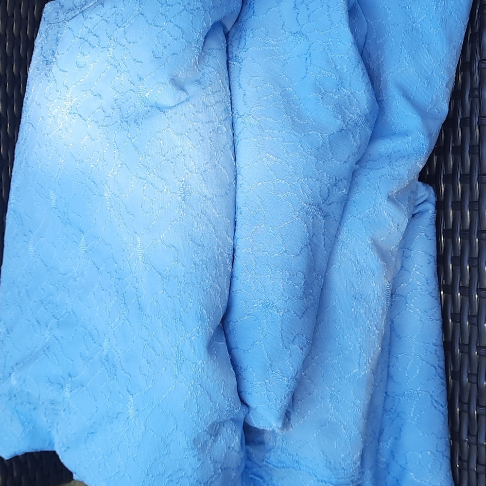 Vintage Light Blue Textured Fabric